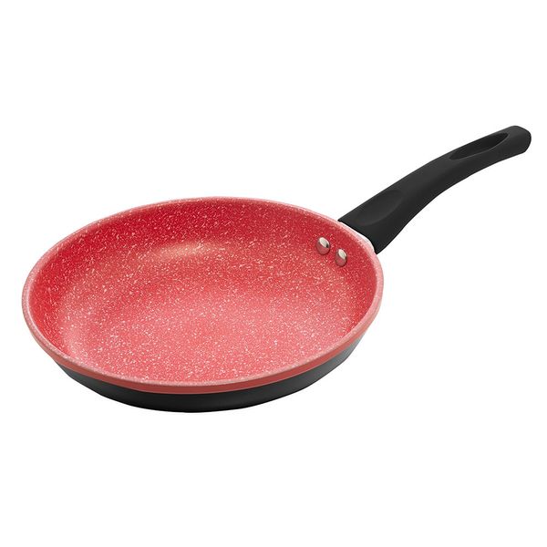Frigideira de Indução Lyor em Alumí­nio com Revestimento Cerâmico Granilite Vermelha 24cm Vermelho