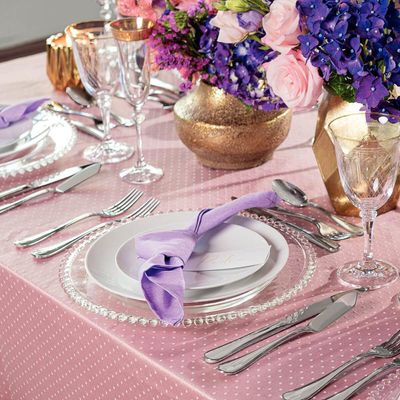 Jogo Prato de Sobremesa 6 Peças Porcelana Tramontina Leonora Branco Raso 19cm
