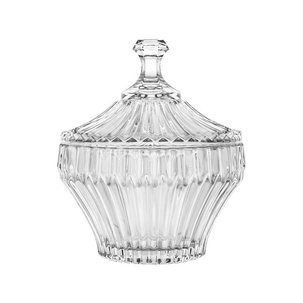 Potiche de Cristal Lyor Renaissance Transparente