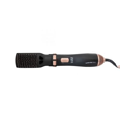 Escova Rotativa Secadora Lizz Super Ion 3000 com Função 5 em 1 e Sistema de Rotação Preto/Rose / 110V