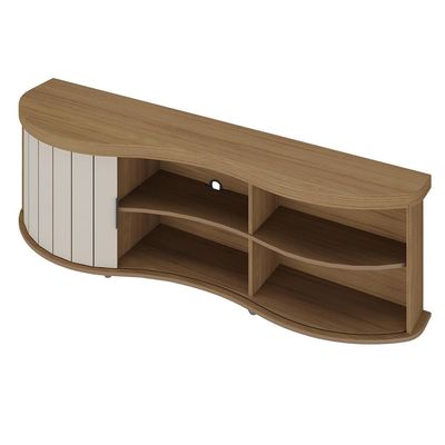 Rack Magnum para Tvs de até 75 com 180cm de Largura Artely Carvalho com Off White