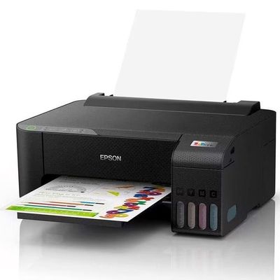 Impressora Tanque de Tinta Epson EcoTank L1250, Colorida, Conexão USB e Wi-FI Preto