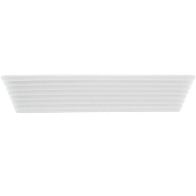 Kit 2 Refratários Línea de Porcelana Branca 29x20x5cm Lyor Travessa para Lasanha