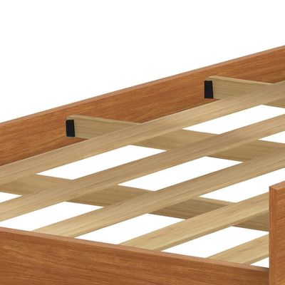 Cama Auxiliar Solteiro Barreto Rubi - 18,5x91x189cm  Nature Nature