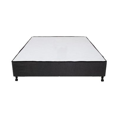 Cama Box Viúva Castor New Alfa Cinza