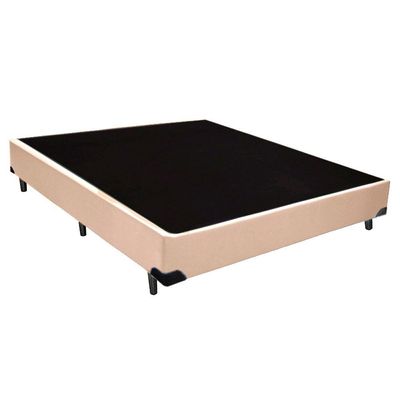 Cama Box Casal Sintético + Colchão De Espuma D33 - Serene - 138cm Bege