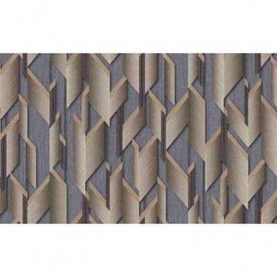 Papel De Parede Raízes Geométrico 3d 1014530 Tam. 4m² Papel De Parede Raízes Geométrico 3d 1014530