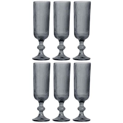 Conjunto de Taças L`Hermitage Cameratta em Vidro 160ml - 6 Peças Transparente