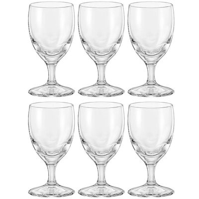 Conjunto de Taças para Licor Bohemia Praline em Cristal 50ml - 6 Peças Transparente