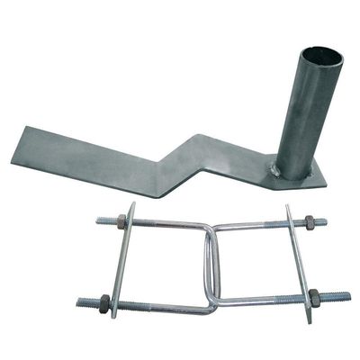 Suporte Antena 313-af Telha Francesa Tubo 3- 4 Com Suporte