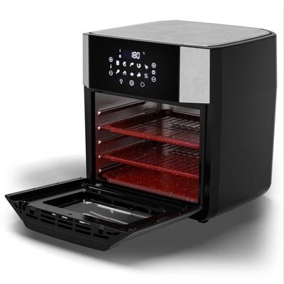 Fritadeira Elétrica Air Fryer Britânia Oven BAF16A 4 em 1 Sem Óleo com Tecnologia Air Flow 1900W Preto com Inox / 220V