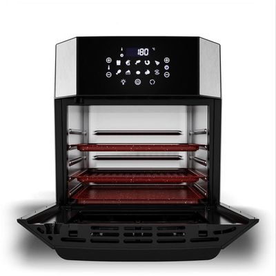 Fritadeira Elétrica Air Fryer Britânia Oven BAF16A 4 em 1 Sem Óleo com Tecnologia Air Flow 1900W Preto com Inox / 220V