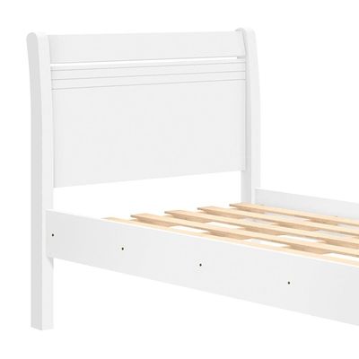 Cama de Solteiro Barreto Siena Branco