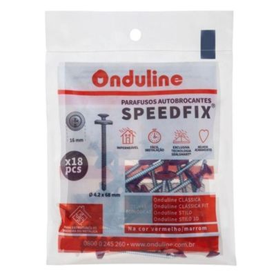 Parafusos Autobrocantes Speedfix Onduline 42x68mm 18un