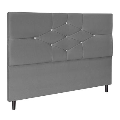 Cabeceira T Cross Chumbo Estofada Para Cama Box Solteiro 94cm Quarto Luxo