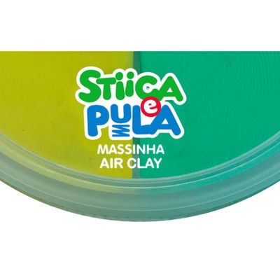 2X STIICA E PULA MASSINHA AIR CLAY 20g UNO - DOCE BRINQUEDO