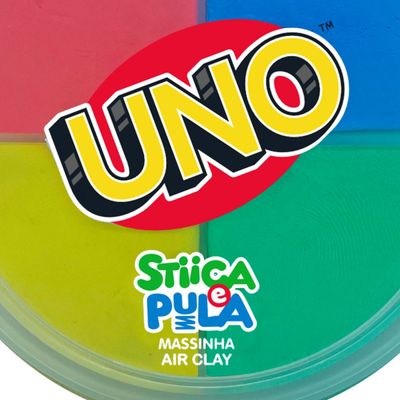 2X STIICA E PULA MASSINHA AIR CLAY 20g UNO - DOCE BRINQUEDO