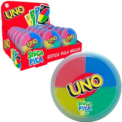 2X STIICA E PULA MASSINHA AIR CLAY 20g UNO - DOCE BRINQUEDO