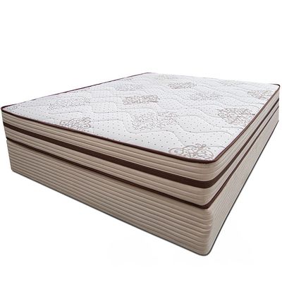 Cama Box Casal Cama InBox Livity com Molas Ensacadas e Espuma D26 24x138x188cm Bege Bege