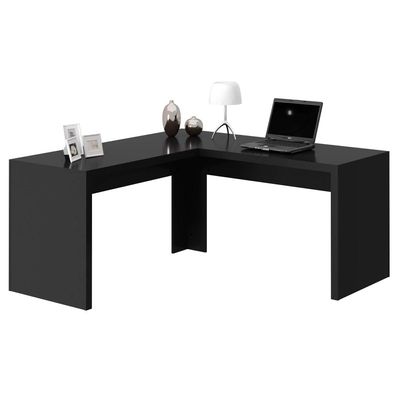 Mesa para Escritório Angular ME4116 Preto Tecnomobili