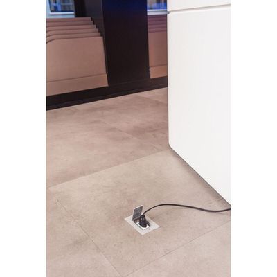 Tampa 1 Posto 4x2 para Piso Tramontina Modular Cinza