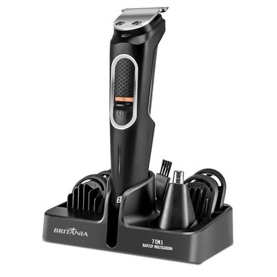 Aparador De Pelos Multigroom Bap21p Britânia 7 Em 1 Bivolt Preto Bivolt Preto