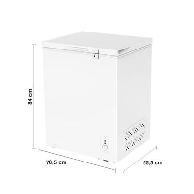 Freezer Horizontal Philco PFH160B 2 em 1 com Gás Refrigerante R600, Pés com Rodízio e Degelo Manual Branco Branco / 110V