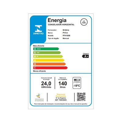 Freezer Horizontal Philco PFH160B 2 em 1 com Gás Refrigerante R600, Pés com Rodízio e Degelo Manual Branco Branco / 110V