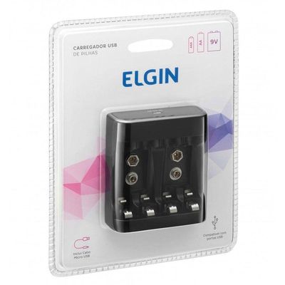Carregador De Pilhas E Bateria Aa/aaa/9v E Usb Scusb...