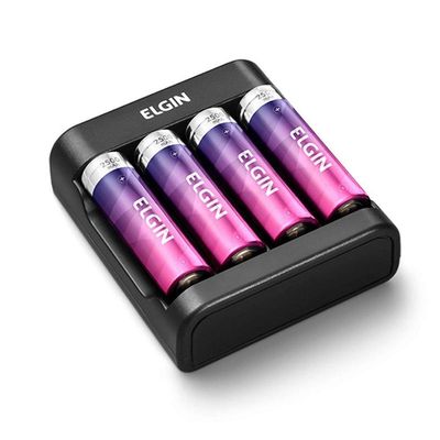 Carregador De Pilhas E Bateria Aa/aaa/9v E Usb Scusb...