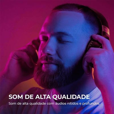 Fone De Ouvido Aiwa Hp-02-b Bluetooth Anc Alta Definicao