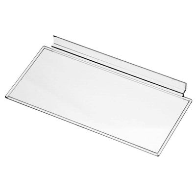 Kit 10 Expositores de Calçados Infantis para Painel Canaletado Transparente Mostruário para Lojas