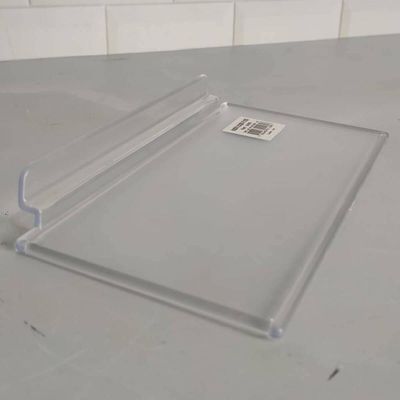 Kit 10 Expositores de Calçados Infantis para Painel Canaletado Transparente Mostruário para Lojas