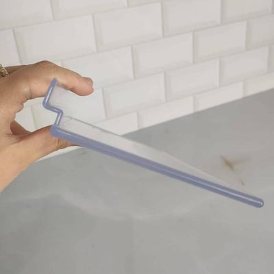 Kit 10 Expositores de Calçados Infantis para Painel Canaletado Transparente Mostruário para Lojas