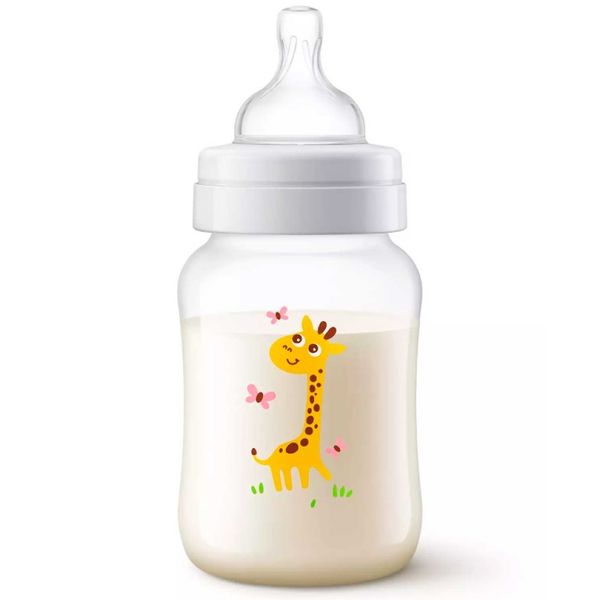 Mamadeira Philips Anti-Colica Classica Girafa 260ml SCY121/04