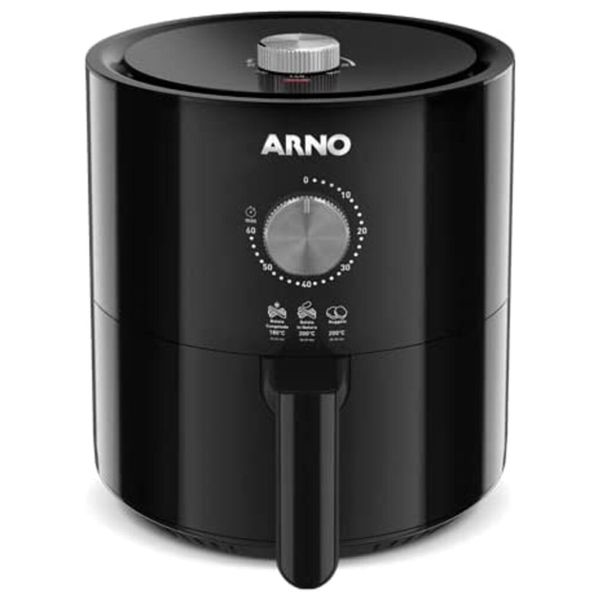 Fritadeira Airfry Ultra Arno 1400w Preta 4,2L 110V UFRP