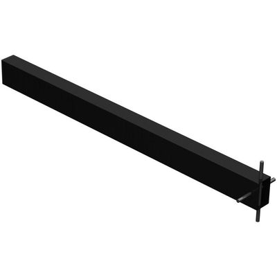 4 Suportes Pia Chumbar Bancada Mesa 60 Cm - Preto