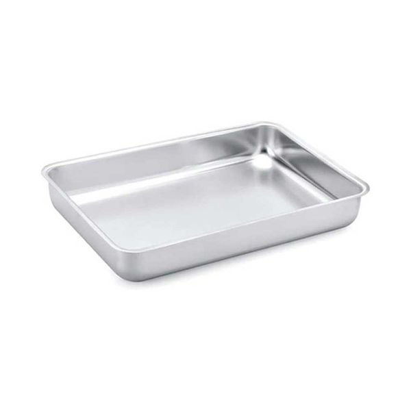 Assadeira Panelux Linha Classic Aluminio Polido 38 x 26 cm 05.39.062040