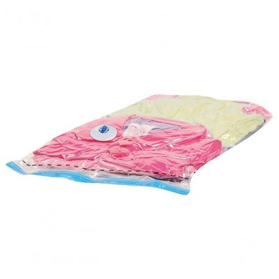 Kit De Saco A Vácuo Organizador 4 Médios 45x65cm Transparente Vac Bag Ordene + Bomba De Ar