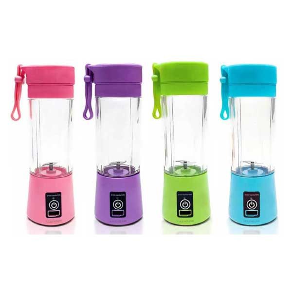 Mini Liquidificador Portatil Recarregavel USB - Unidade - Cores Sortidas 380ml