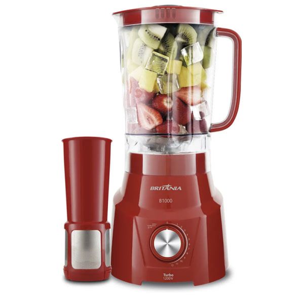 Liquidificador Britania B1000 12 Vel. Vermelho 3L 220V 33102208