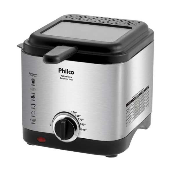 Fritadeira Eletrica Philco Deep Fry Inox 900W 1,8L 220V 053802033