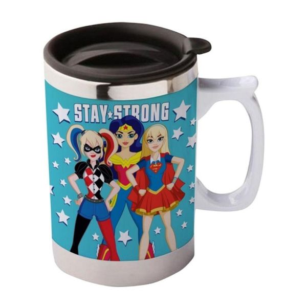 Caneca Stay Strong Heroes Girls 400ml - Urban 41285