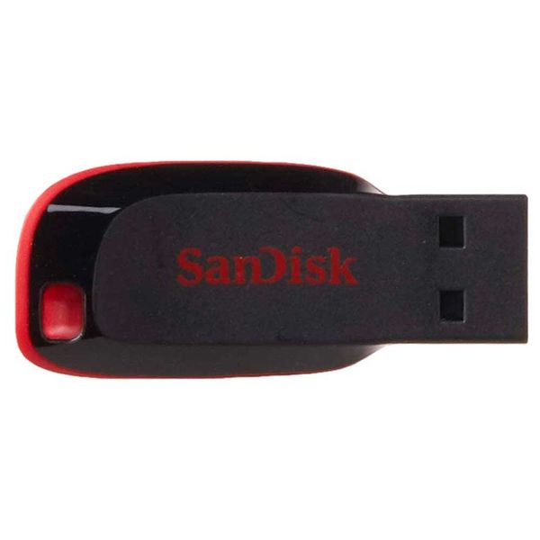 Pen Drive Sandisk Cruzer Blade 64GB Preto SDCZ50-064G