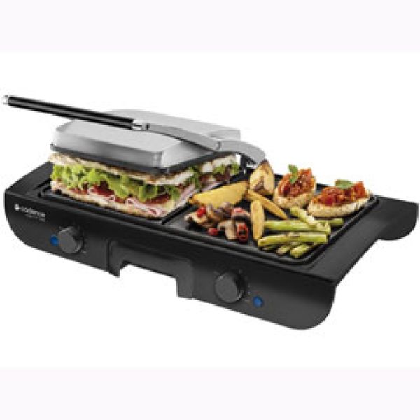 Grill Cadence Sapore Antiaderente 1500W Preto/Prata 220V       GRL500-220