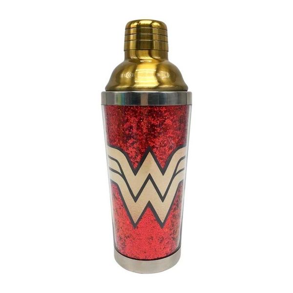 Coqueteleira Mulher Maravilha em Aco Inox 500ml - Urban 40703