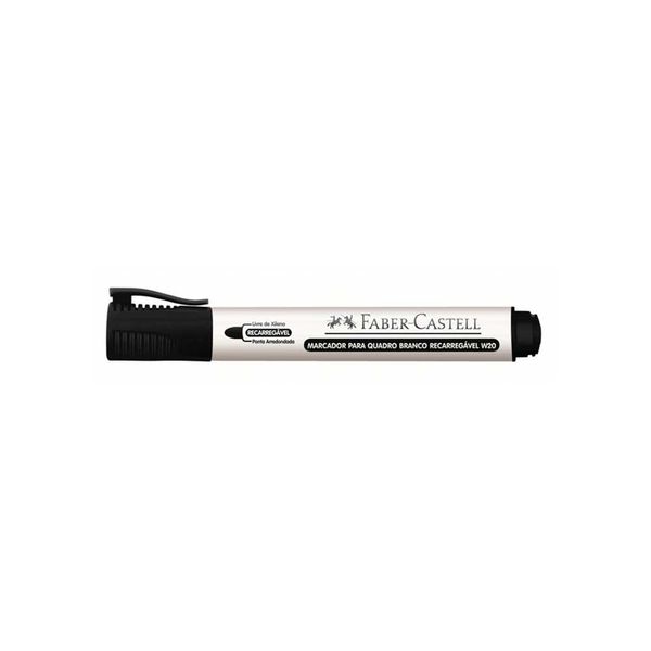 Marcador para Quadro Branco Recarregavel - Preto Faber Castell OFR/522PR