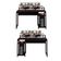 Mesa Gamer 136cm com 2 Prateleiras e Porta CPU ME4152 Preto/Vermelho Tecnomobili