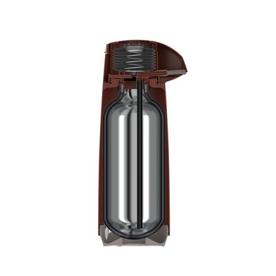 Garrafa Térmica Tramontina Exata em Plástico Vermelho com Ampola de Vidro 1,8 L