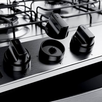 Fogão Brastemp 5 Bocas BFS5NDB com Queimadores Rápidos, Forno com Visão Panorâmica e Botões Removíveis Branco / Bivolt